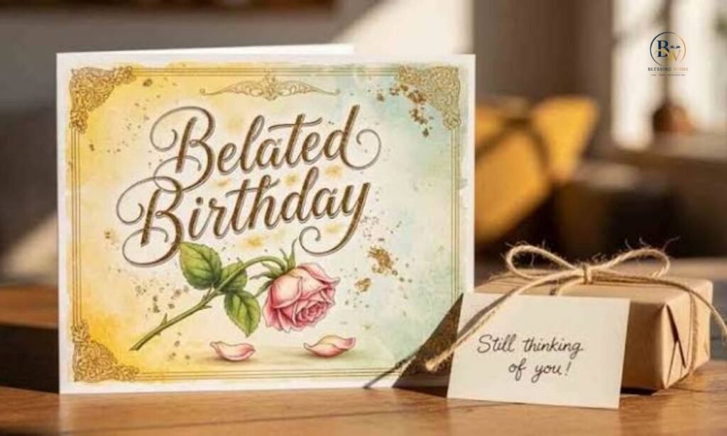 Belated Birthday Wishes: Heartfelt & Brilliant Late Birthday Messages