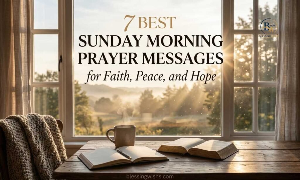 7 Best Sunday Morning Prayer Messages for Faith Peace