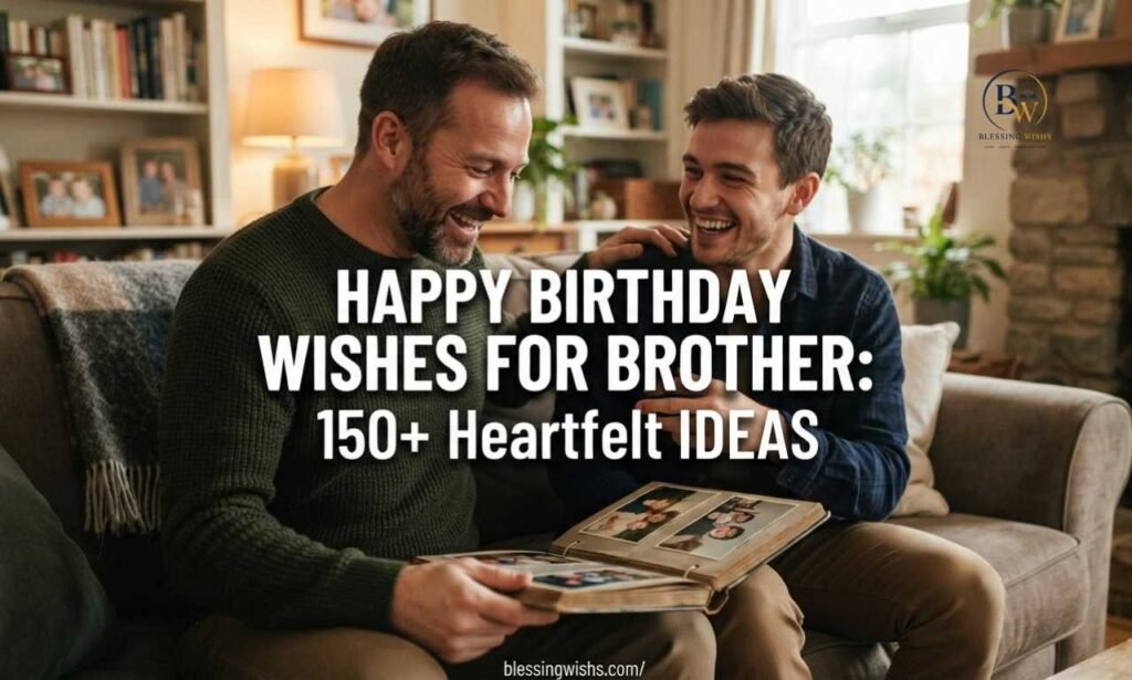 Happy Birthday Wishes for Brother: 150+ Heartfelt Ideas