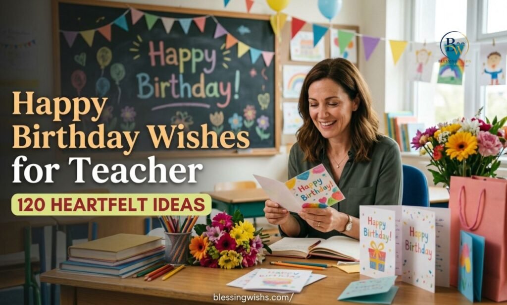 Happy Birthday Wishes for Teacher: 120 Heartfelt Ideas